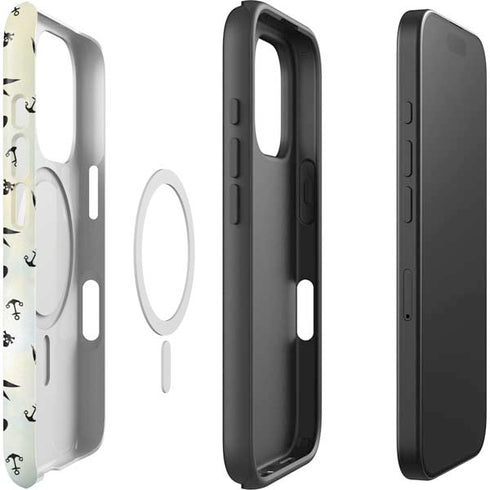 Disney Tinker Bell Fairy Size Pattern iPhone 16 Pro Magsafe Impact Case